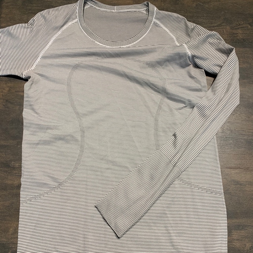 Lululemon striped long sleeve. Size 10